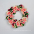 New style cheap fashion artificial floral wreaths for shop wall